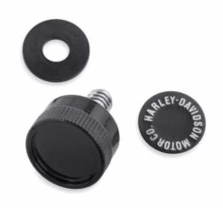 Harley Davidson Quick-Release Sitz Montagesatz Schwarz Glänzend