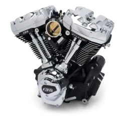Harley Davidson Screamin Eagle Crate Motor 135CI Stage IV Schwarz Highlights & Chrom