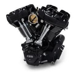 Harley Davidson Screamin Eagle Crate Motor 135CI Stage IV Schwarz Highlights & Schwarz