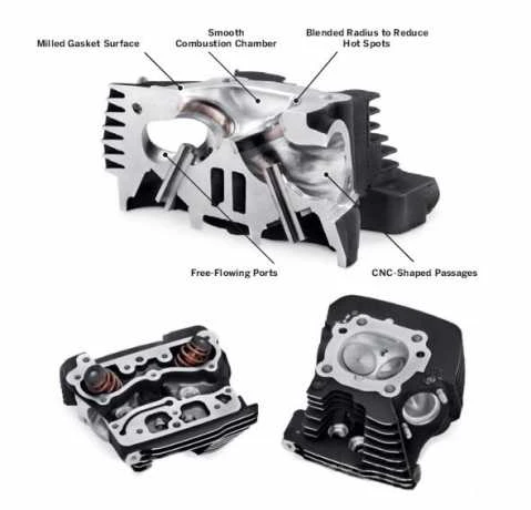 Harley Davidson Screamin Eagle Pro CNC Ported Factory Zylinderköpfe Mit Ventil Upgrade - Komplettes Kit 3 Harley Davidson Screamin Eagle Pro CNC Ported Factory Zylinderköpfe Mit Ventil Upgrade - Komplettes Kit