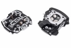 Harley Davidson Screamin Eagle CNC Gefertigte Zylinderköpfe, Black Granite