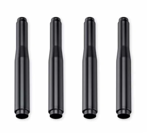 Harley Davidson Stößelstangenabdeckungen Schwarz 3 Harley Davidson Stößelstangenabdeckungen Schwarz