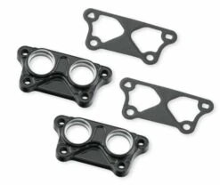 Harley Davidson Stößelblockabdeckungen Schwarz