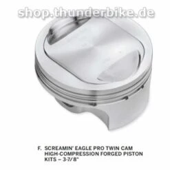 Harley Davidson Screamin Eagle Pro Schmiedekolben Hochkompressions Kit 3-7/8"