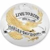 Harley Davidson Derby Deckel Live To Ride Gold 1 Harley Davidson Derby Deckel Live To Ride Gold -Harley Davidson Store 25391 90t harley