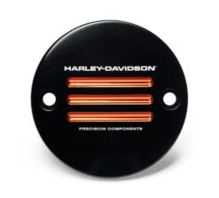 Harley Davidson Adversary Timer Deckel Schwarz/orange