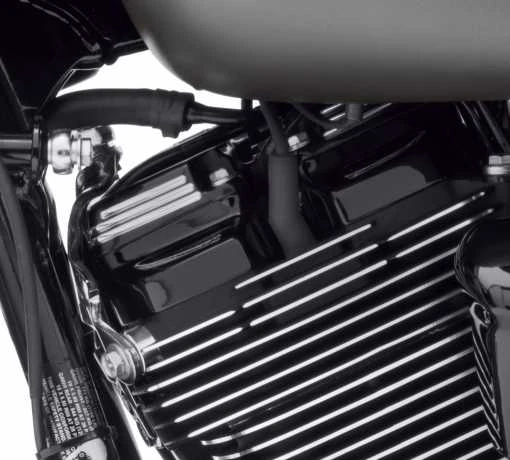 Harley Davidson Defiance Obere Rocker Abdeckungen, Schwarz Cut 5 Harley Davidson Defiance Obere Rocker Abdeckungen, Schwarz Cut – Bild 3