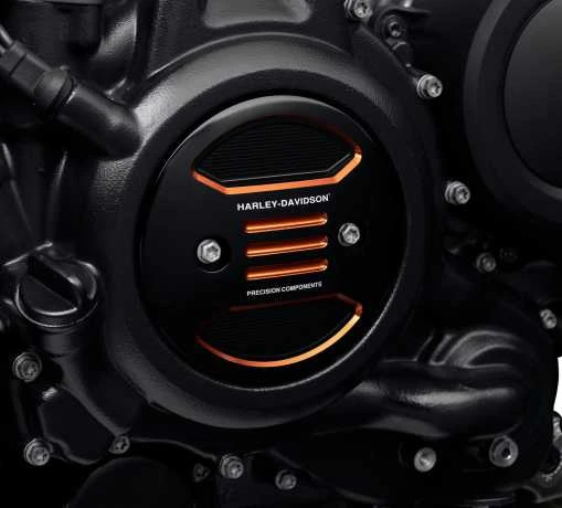 Harley Davidson Adversary Alternator Plug Cover Schwarz/orange 4 Harley Davidson Adversary Alternator Plug Cover Schwarz/orange – Bild 2