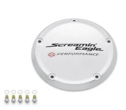 Harley Davidson Screamin Eagle Derby Deckel Chrom