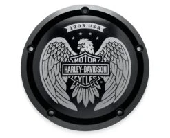 Harley Davidson Eagle Bar & Shield Derby Deckel