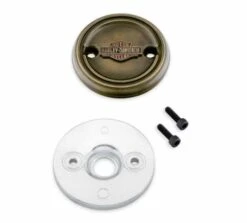 Harley Davidson Brass Medaillon Linke Seite
