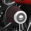 Harley Davidson Screamin Eagle Heavy Breather Endkappe Willie G. Skull