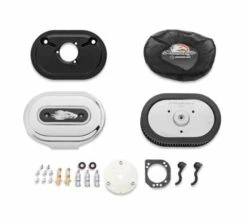 Harley Davidson Screamin Eagle Ventilator Performance Luftfilter-Kit Chrom