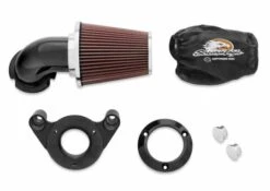 Harley Davidson Screamin Eagle Heavy Breather Performance Luftfilter-Kit Schwarz