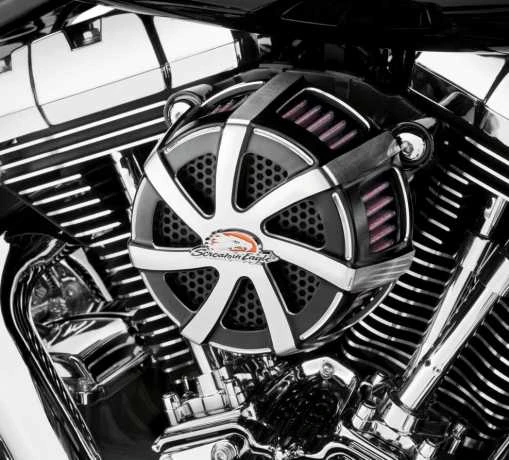 Harley Davidson Screamin Eagle Extreme Billet Luftfilter-Kit Agitator Cut Back Schwarz 5 Harley Davidson Screamin Eagle Extreme Billet Luftfilter-Kit Agitator Cut Back Schwarz – Bild 3
