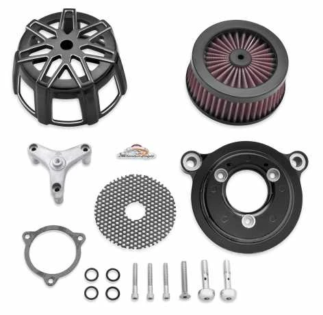 Harley Davidson Screamin Eagle Extreme Billet Luftfilter-Kit Chisel Cut Back Schwarz 4 Harley Davidson Screamin Eagle Extreme Billet Luftfilter-Kit Chisel Cut Back Schwarz – Bild 2