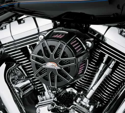 Harley Davidson Screamin Eagle Chisel Extreme Billet Luftfilter Kit, Schwarz 4 Harley Davidson Screamin Eagle Chisel Extreme Billet Luftfilter Kit, Schwarz – Bild 2