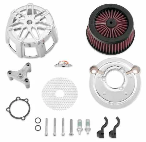 Harley Davidson Screamin Eagle Chisel Extreme Billet Luftfilter Kit Chrom 3 Harley Davidson Screamin Eagle Chisel Extreme Billet Luftfilter Kit Chrom