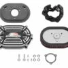 Harley Davidson Screamin Eagle Extreme Billet Ventilator Luftfilter Kit, Schwarz Cut