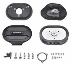 Harley Davidson Screamin Eagle Ventilator Elite Luftfilter Kit Schwarz