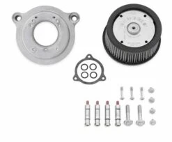 Harley Davidson Screamin Eagle Stage I Luftfilter Kit Alu, Roh 58mm
