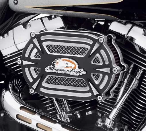 Harley Davidson Screamin Eagle Extreme Billet Ventilator Luftfilter Kit 58mm, Schwarz Cut 4 Harley Davidson Screamin Eagle Extreme Billet Ventilator Luftfilter Kit 58mm, Schwarz Cut – Bild 2