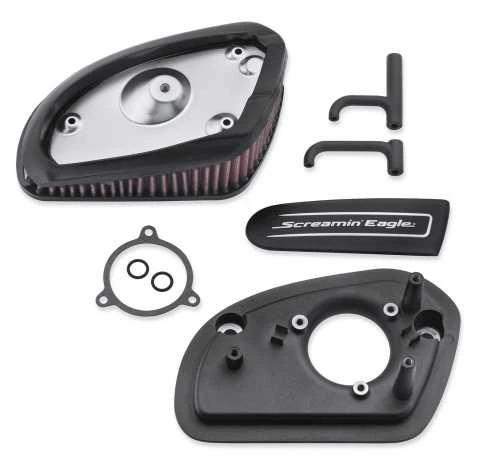 Harley Davidson Screamin Eagle High-Flow Luftfilter Schwarz 3 Harley Davidson Screamin Eagle High-Flow Luftfilter Schwarz