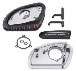 Harley Davidson Screamin Eagle High-Flow Luftfilter Chrom