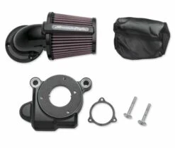 Harley Davidson Screamin Eagle Heavy Breather Elite Performance Luftfilter Kit 58mm, Schwarz