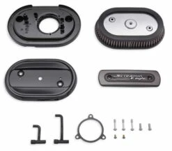 Harley Davidson Screamin Eagle Ventilator Luftfilter Kit, Schwarz