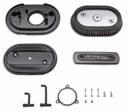 Harley Davidson Screamin Eagle Ventilator Luftfilter Kit, Schwarz 3 Harley Davidson Screamin Eagle Ventilator Luftfilter Kit, Schwarz