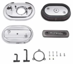 Harley Davidson Screamin Eagle Ventilator Luftfilter Kit Chrom