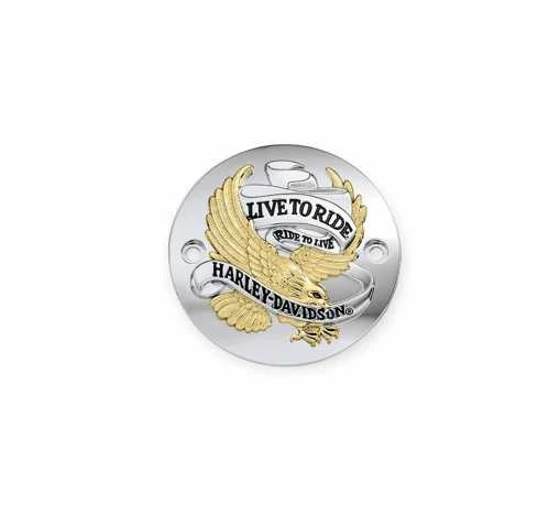 Harley Davidson Timer Deckel Live To Ride Gold 3 Harley Davidson Timer Deckel Live To Ride Gold