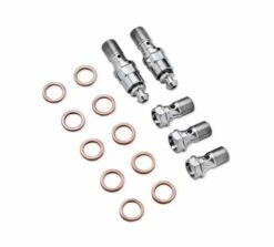Harley Davidson Hohlschrauben-Kit Chrom