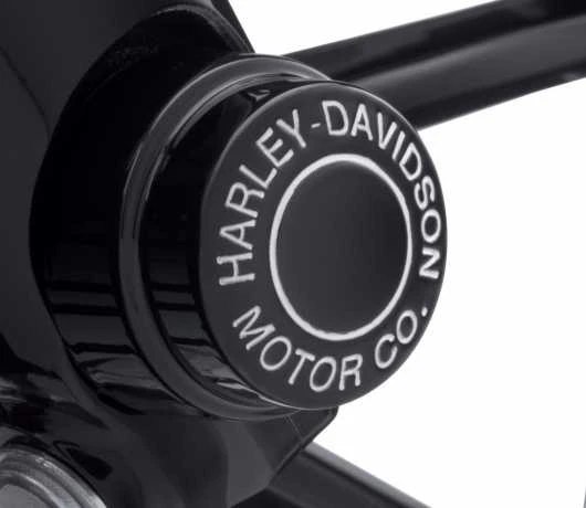 Harley Davidson H-D Motor Co. Achscover Vorne Schwarz 4 Harley Davidson H-D Motor Co. Achscover Vorne Schwarz – Bild 2