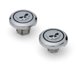 Harley Davidson Mutternkappen Für Die Vorderachse Willie G Skull Chrom