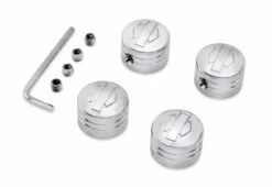 Harley Davidson Zylinderkopf Bolzenabdeckungen Bar & Shield Chrom