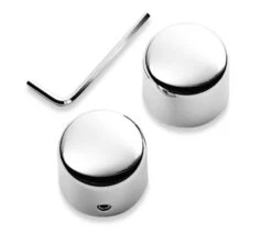 Harley Davidson Mutternkappen Für Vorderachse Glatt Chrom