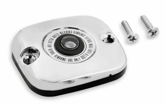 Harley Davidson Hauptbremszylinderabdeckung Vorn, Chrom 3 Harley Davidson Hauptbremszylinderabdeckung Vorn, Chrom