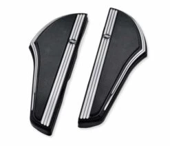 Harley Davidson Defiance Trittbretter Schwarz Cut