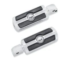 Harley Davidson Willie G. Skull Sozius Fußrasten Chrom