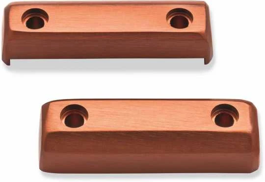 Harley Davidson Dominion Fußrasten Zierblende Orange Gebürstet 3 Harley Davidson Dominion Fußrasten Zierblende Orange Gebürstet