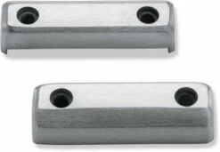 Harley Davidson Dominion Fußrasten Zierblende Alu Gebürstet