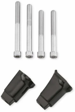 Harley Davidson Sozius Trittbrett-Halter Schwarz