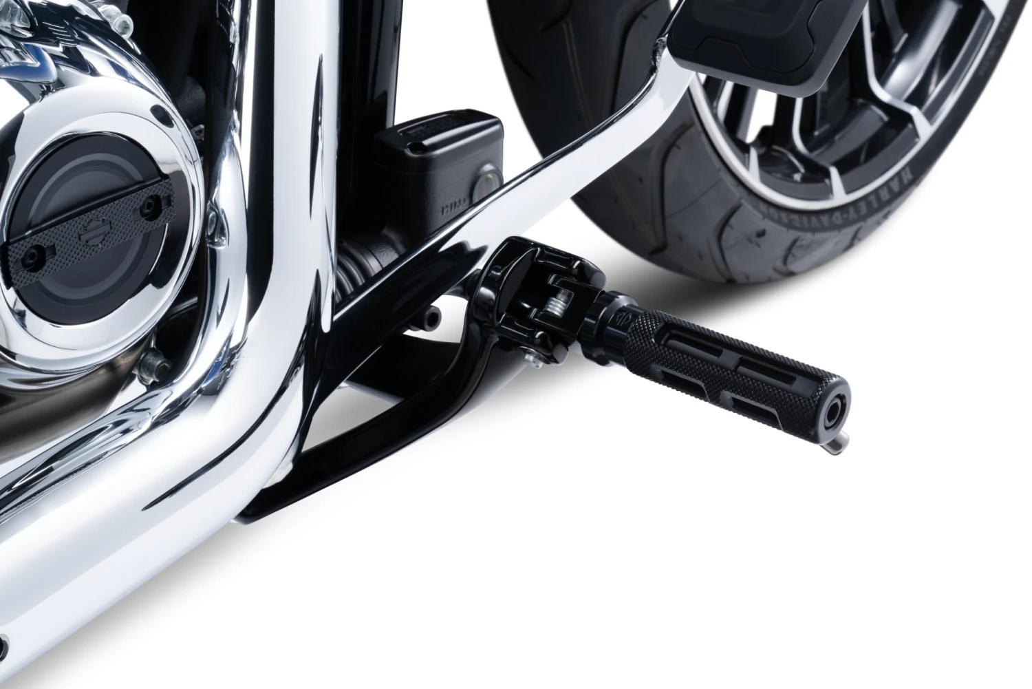 Harley Davidson Switchback Fahrerfußrasten Schwarz 4 Harley Davidson Switchback Fahrerfußrasten Schwarz – Bild 2