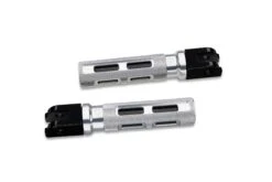 Harley Davidson Switchback Fahrerfußrasten Klar Eloxiert