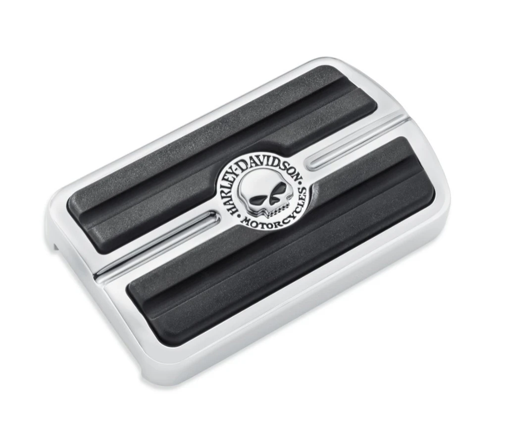 Harley Davidson Willie G. Skull Bremspedalauflage, Groß 3 Harley Davidson Willie G. Skull Bremspedalauflage, Groß