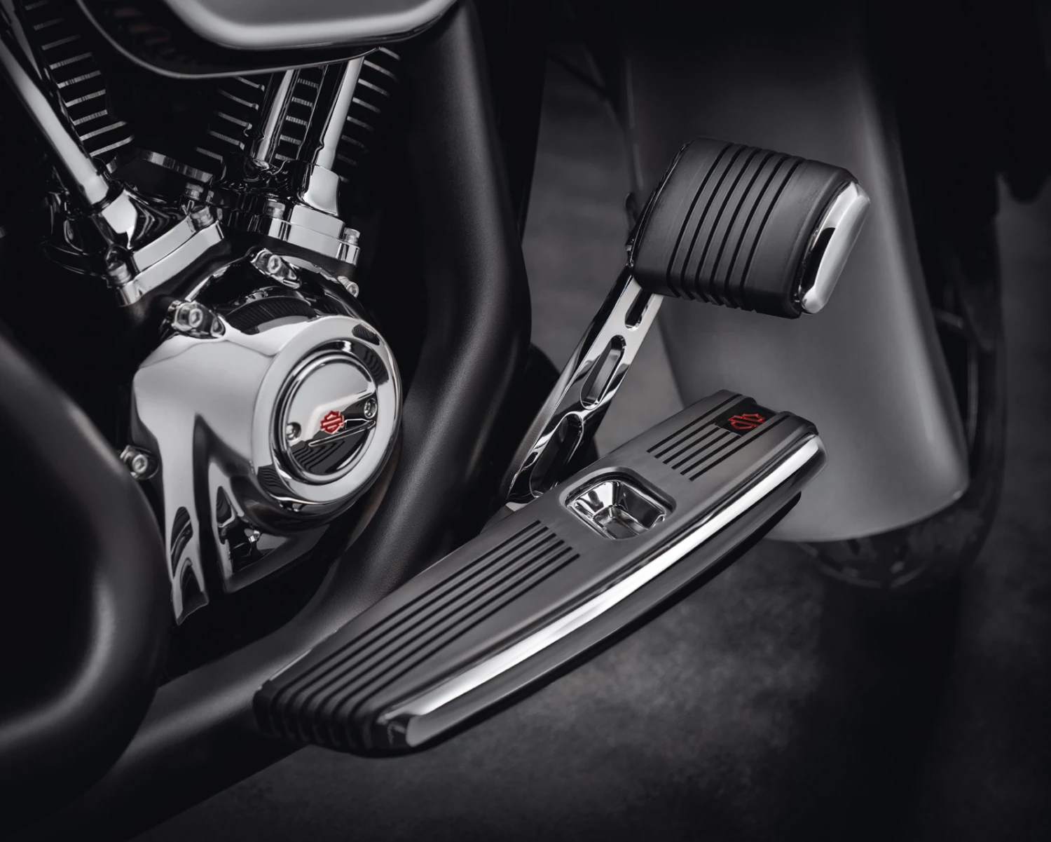 Harley Davidson Kahuna Bremspedal Pad Groß Schwarz 5 Harley Davidson Kahuna Bremspedal Pad Groß Schwarz – Bild 3