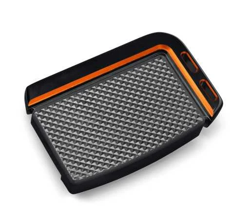 Harley Davidson Adversary Bremspedal Pad Groß Schwarz/orange 3 Harley Davidson Adversary Bremspedal Pad Groß Schwarz/orange