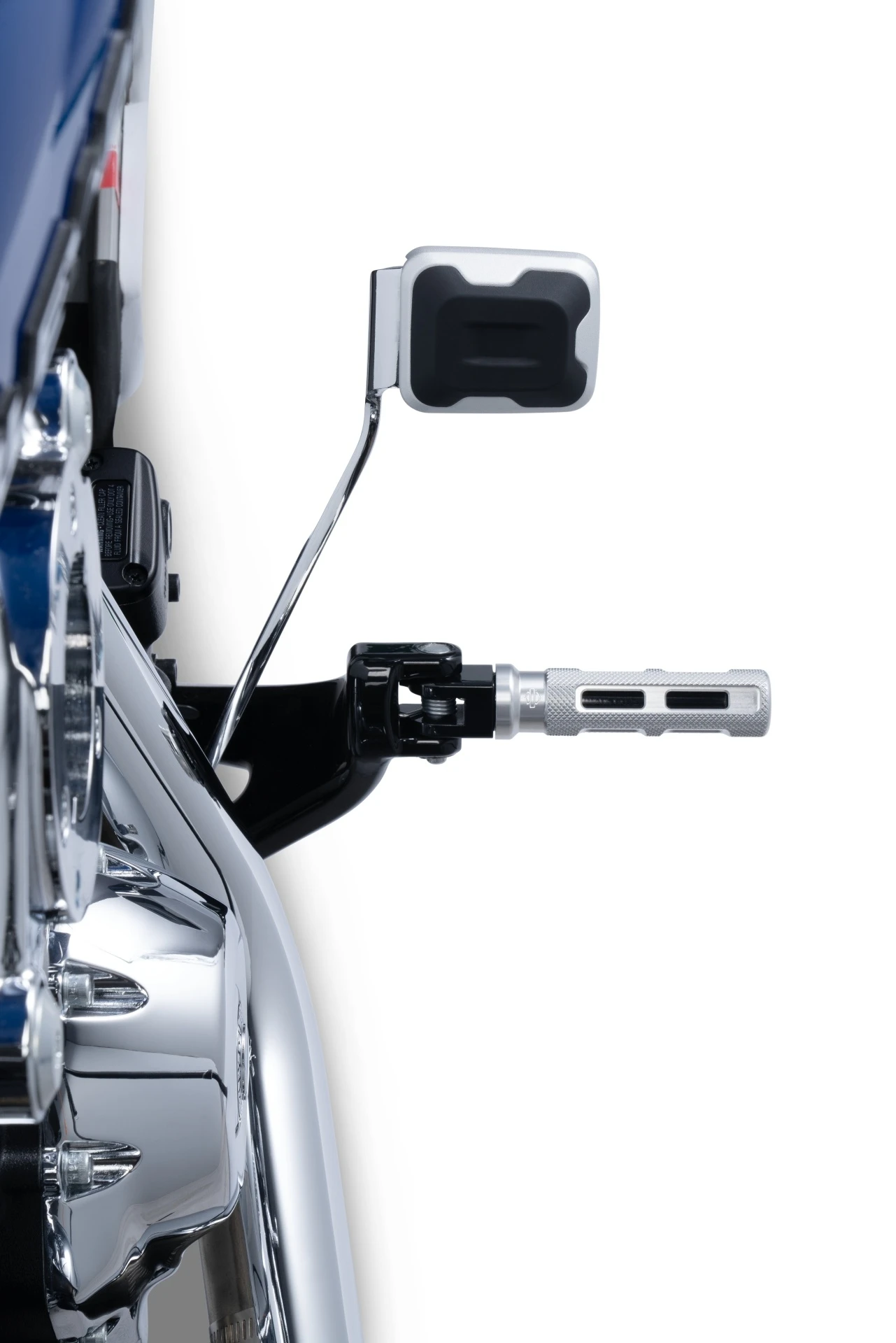 Harley Davidson Switchback Bremspedalauflage Klein Klar Eloxiert 4 Harley Davidson Switchback Bremspedalauflage Klein Klar Eloxiert – Bild 2